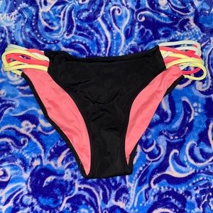black bikini bottoms victoria’s secret PINK